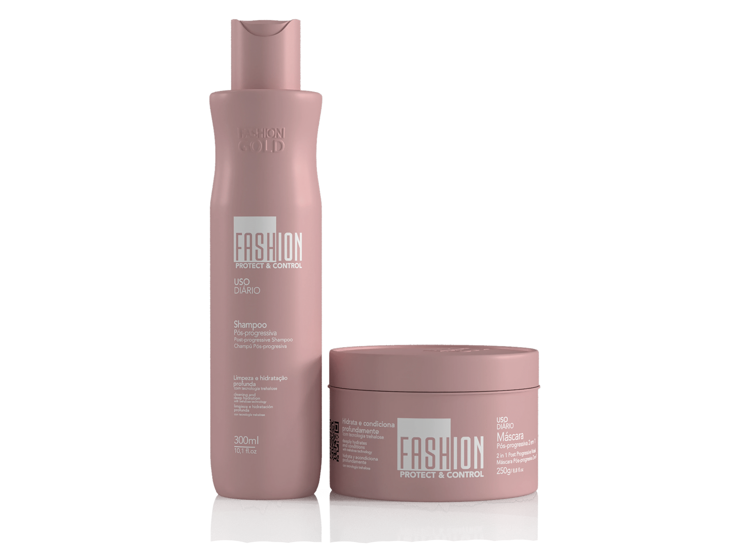 Kit Pós Progressiva 300ML / 250G – Fashion Gold